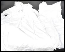 A collection of stunning early 20th century, circa Edwardian ladies cotton and lace work clothes