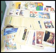 A large collection of over 1000 post cards dating from the 20th century to include various