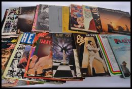 A collection of vintage LP vinyl records dating from the 1960's on wards to include the Beatles ,