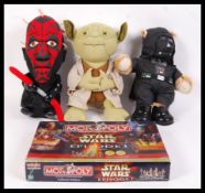 STAR WARS PLUSH TOYS & MONOPOLY SET