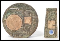 A vintage 20th century Troika Cornwall studio pott