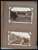 A good postcard album to include Tong Bridge, Paignton Preston Sands, Logan Rock, St Ives