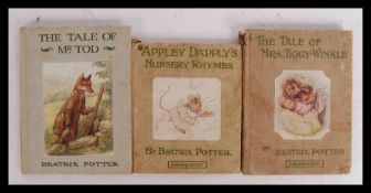 FIRST EDITION BEATRIX POTTER BOOKS