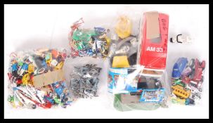 ASSORTED PLAYMOBIL, DIECAST & FIGURES