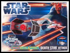 STAR WARS DEATH STAR ATTACK SCALEXTRIC SLOT CAR RACING SET
