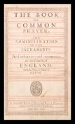 ANTIQUE 17TH CENTURY COMMON BOOK OF PRAYER BIBLE BOOK
