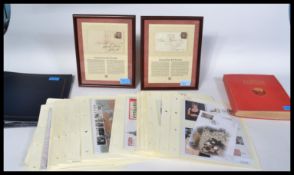 Stamps; a large collection of assorted stamps and philatelic material. To include 2x presentation
