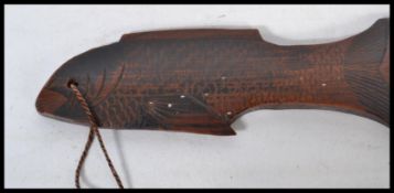 An early 20th century Chinese carved page turner,