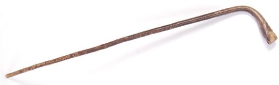 UNUSUAL WWI HANDMADE WALKING STICK