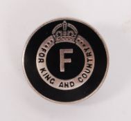 BRITISH UNION OF FASCISTS BADGE