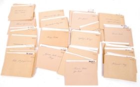 VINTAGE CELLULOID PHOTOGRAPHIC NEGATIVES OF GENERALS, ADMIRALS ETC