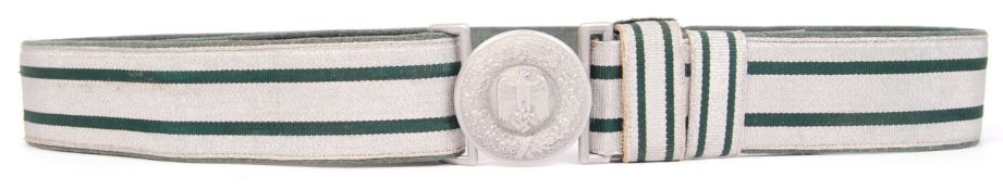 NAZI OFFICER'S BROCADE UNIFORM DRESS BELT