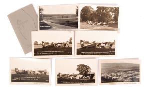 INTERESTING SET OF RATLEDGE POSTCARDS SHOWING PLANE CRASHES