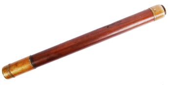 19TH CENTURY NAMED ROYAL NAVY TELESCOPE BY GIEVES