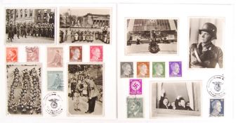 NAZI GERMAN STAMPS & CIGARETTE CARDS