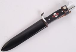 GERMAN THIRD REICH NAZI HITLER YOUTH DAGGER & SCABBARD