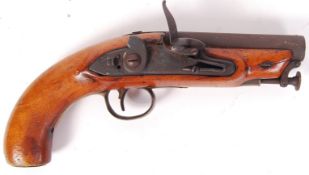 ANTIQUE 19TH CENTURY TOWER FLINTLOCK PISTOL