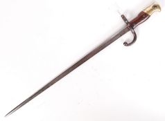 19TH CENTURY ANTIQUE 1876 FRENCH GRAS BAYONET