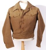 RARE WWII HOME GUARD COMPANY BATTLEDRESS TUNIC