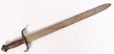 UNUSUAL ANTIQUE 19TH CENTURY PRUSSIAN SHORT SWORD