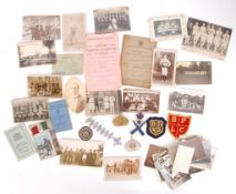 PERSONAL EFFECTS OF AN EDWARDIAN GYMNAST LATER WWI PT INSTRUCTOR