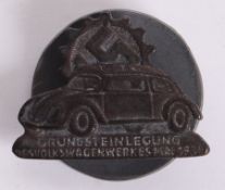 NAZI VOLKSWAGEN WORKER SCREW BADGE