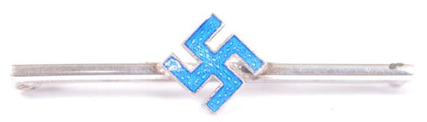 EARLY BRITISH AVIATORS GOOD LUCK SWASTIKA BROOCH