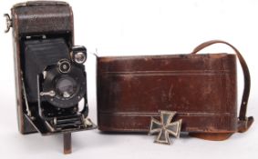 WWII SECOND WORLD WAR IRON CROSS & CAMERA FROM GERMAN SOLDIER