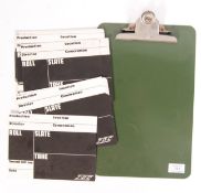 RARE ORIGINAL JDC / BBC FILMING SCRIPT CLIPBOARD & SLATES