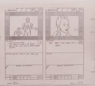 RARE STAR WARS DROIDS ANIMATED SERIES STORYBOARD