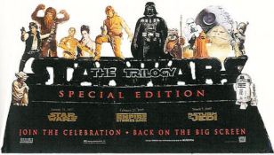 RARE LARGE STAR WARS TRILOGY CINEMA ADVERTISING STANDEE