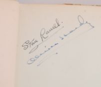 RARE VINTAGE BRISTOL AUTOGRAPH ALBUM - LAUREL & HARDY