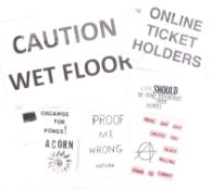 ORIGINAL DISMALAND ' FOUND ART ' & RELATED MEMORABILIA