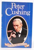 RARE PETER CUSHING AUTOGRAPHED AUTOBIOGRAPHY SIGNED