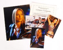 MOON BLOODGOOD - TERMINATOR SALVATION - COLLECTION OF AUTOGRAPHS