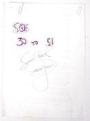 SIR DAVID JASON - ORIGINAL PART SCRIPT FOR TERRY PRATCHETT 'HOGFATHER'