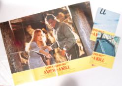 RARE SMITHS JAMES BOND 'A VIEW TO A KILL' PROMOTIONAL POSTERS