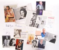 COLLECTION OF ASSORTED AUTOGRAPHS