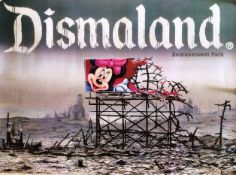 ORIGINAL BANKSY DISMALAND JEFF GILLETTE POSTER