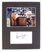 RONNIE CORBETT TWO RONNIES FORK HANDLES SIGNED PRESENTATION