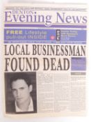 A TOUCH OF FROST SCREEN USED DENTON EVENING NEWS NEWSPAPER