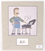 HARRY SHEARER - THE SIMPSONS - AUTOGRAPHED PRESENTATION