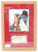 PADDINGTON BEAR CREATOR MICHAEL BOND SIGNED PRESENTATION