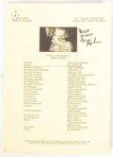 RARE 'LAUGHTER FILE' DENIS NORDEN SIGNED SCRIPT