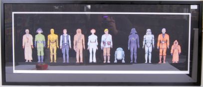 ORIGINAL STAR WARS FIRST 12 FIGURES CONCEPT ART PRINT: A RARE LIMITED EDITION