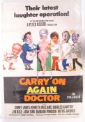 RARE CARRY ON AGAIN DOCTOR AMERICAN RELEASE POSTER