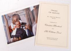 A TOUCH OF FROST SCREEN USED LAST EPISODE WEDDING ORDER OF SERVICE