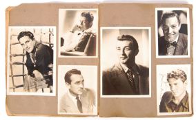 1940's / 50'S MOVIE STAR AUTOGRAPH ALBUM & SIGNED PHOTOGRAPHS