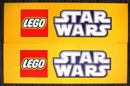LEGO STAR WARS CARD SHOP DISPLAY BANNER