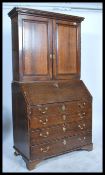 A 19th Century Georgian mahogany bureau bookcase,